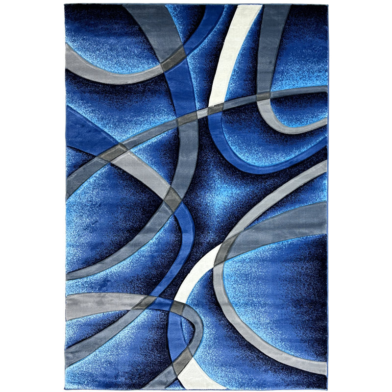 Mccampbell Performance Abstract Indoor Rug, Rectangle 8' x 11'