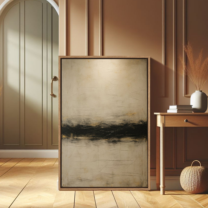 Art mural encadré, rétro, antique, classique pour chambre à coucher , H 24 po x l 16 po, Naturel