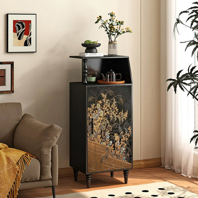 Modern Solid Wood Accent Cabinet
