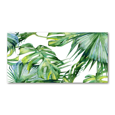 Tropical Leaves - Wrapped Canvas Print