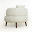 Fauteuil seau avec repose-pieds Nordic