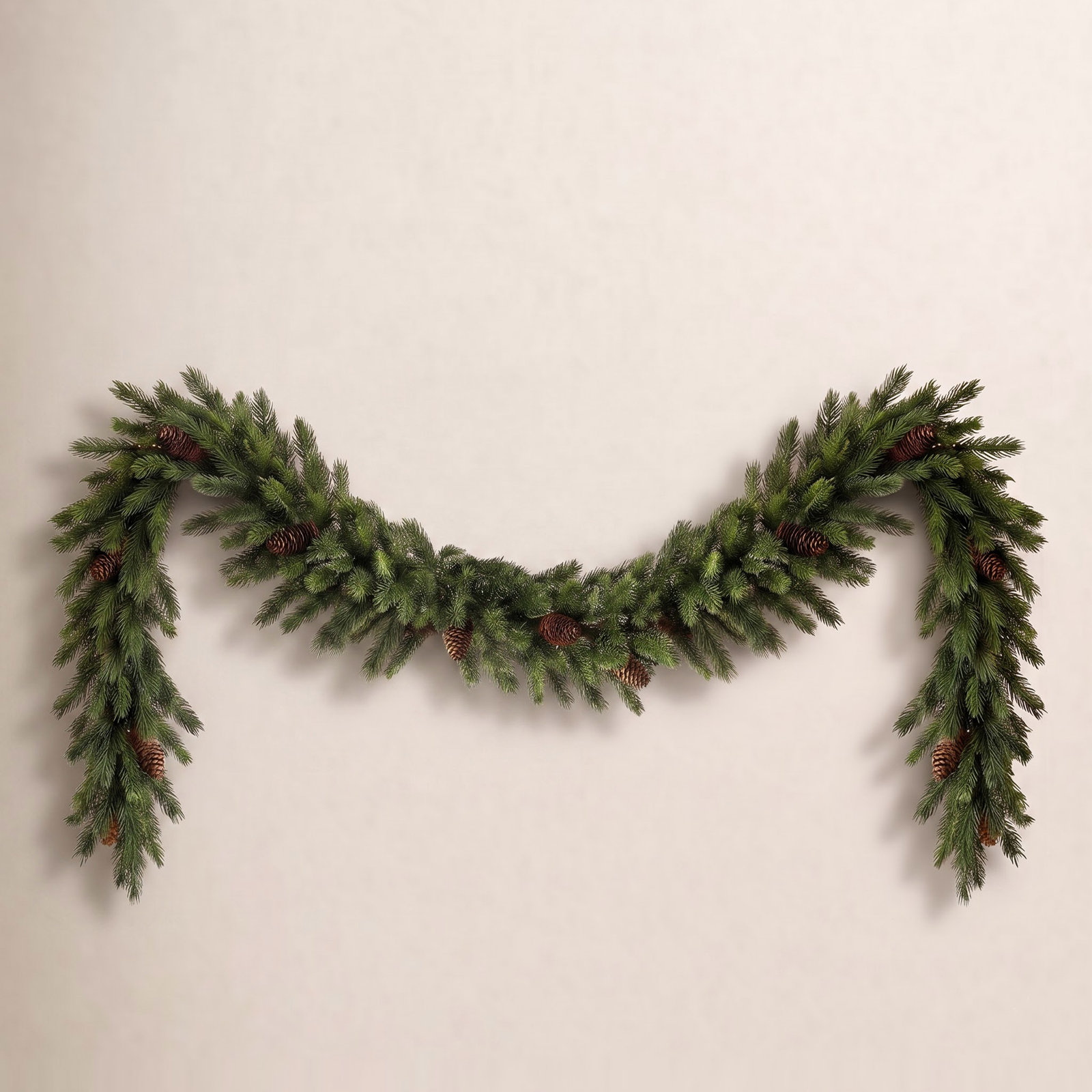 Nauman Mixed Assortment Christmas Garland, 600" L