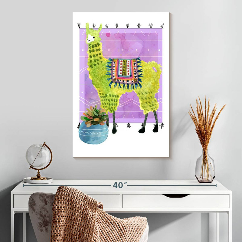 Brampt Lovely Llama IV, 30" H x 20" W