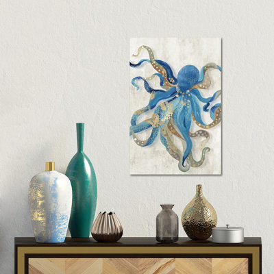 Blue Octopus- Gallery-Wrapped Canvas Giclée