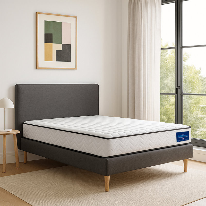 Bedzonline Pocket Spring Memory Foam Mattress – Medium-Firm Orthopaedic Support, Single (3')