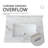 Bathroom Vanity Top With Rectangular Undermount Ceramic Sink, Three Faucet Hole