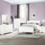 Table de chevet en pin massif blanc pour la chambre à coucher - Rangez vos effets personnels avec 2 tiroirs pour une expérience luxueuse