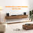 Wall-Mounted/Floor Standing TV Stand For Tvs Up To 100", Floating Media Console With 2 Drawers And 2 Cabinets-124833556