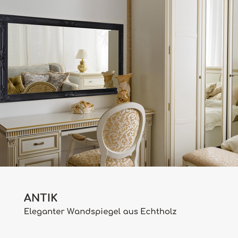 Solid Wood Rectangle Wall Mirror