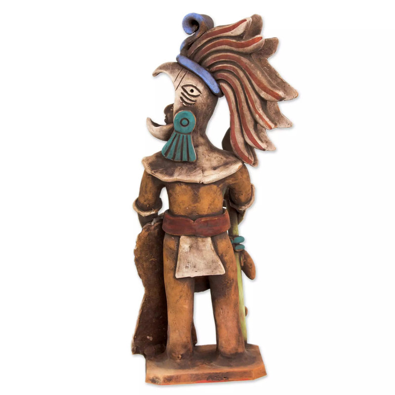 Figurine aztec caballero aguila warrior Trencin