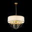 Lustre tambour en cristal 6 lumières Boho