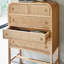 Armoire de rangement simple en rotin
