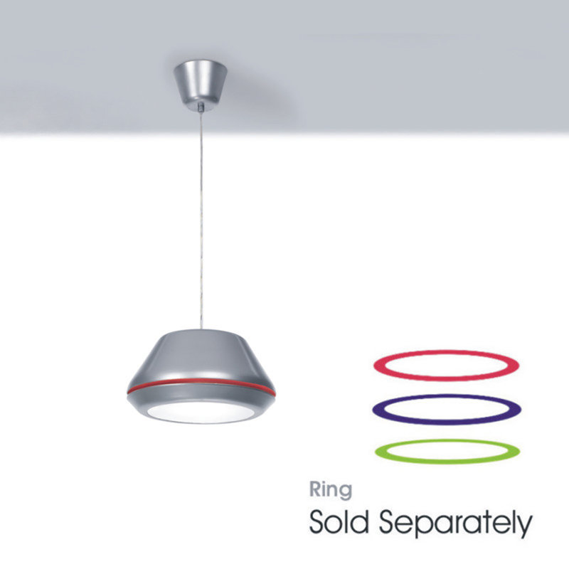 Spool 1-Light Single Schoolhouse Pendant