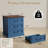 Farmhouse Nightstand With Charging Station, 3 Drawers Wood End Table For Bedroom, Rustic Entryway Table With Smiling Handle And USB Ports & Type-C （SET OF 2)-779950360