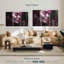 Goutte de peinture mauve Leisha-108026840