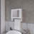 Medicine Cabinet With Towel Bar And Included Mirror-195637752