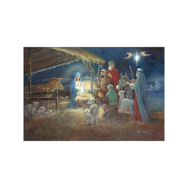 A Child Is Born by Ruane Manning - Wrapped Canvas Print, 152.5 cm H x 101.5 cm W
