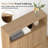 Fluted Bathroom Wall Cabinet With Drawers, Wooden Medicine Cabinet Organizer Over The Toilet, Wall Mounted Bathroom Storage Cabinet With Open Shelf For Bathroom, Kitchen, And Laundry Room (walnut)-694252519