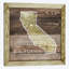 « california rustique map », impression sur toile-31851540-73218947-73218952