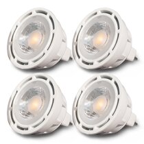 Luxrite MR16 LED Dimmable Spot Light Bulb 6.5W (50W Equivalent) 4000K Cool  White, 500 Lumens, GU5.3, 16 Pack