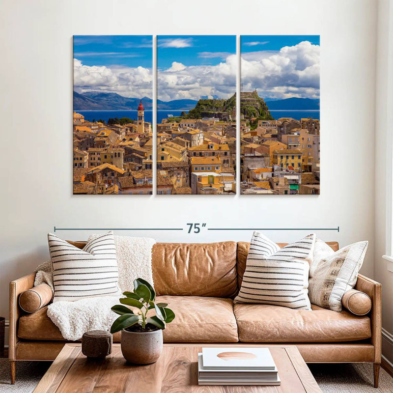 Nicci Corfu Cityscape, H 42 po x l 65 po
