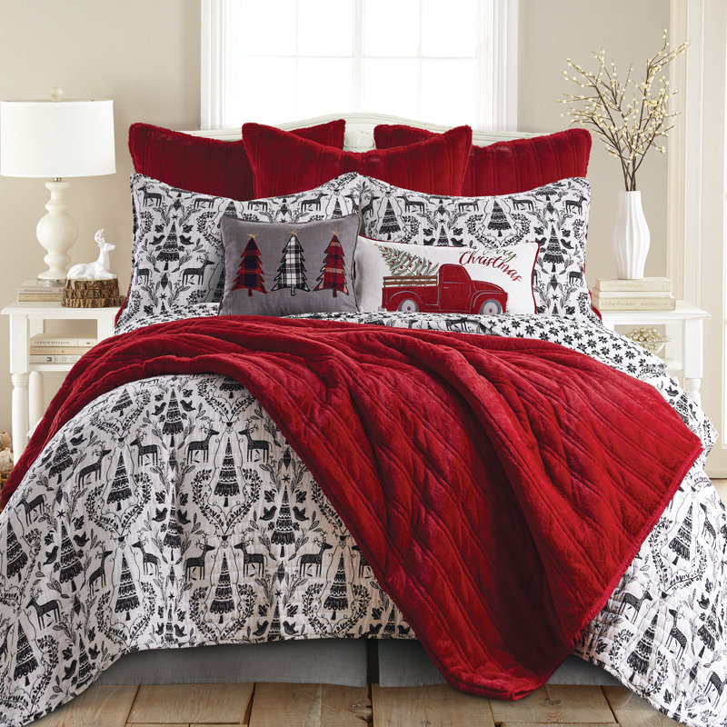 Elden Pines Christmas Trees PIllow 14x18