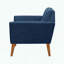 Méridienne Mid-Century moderne - capitonnée - pieds pacane-810612448