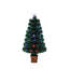 Arbre de Noël artificiel régulier (double) avec aiguilles vertes