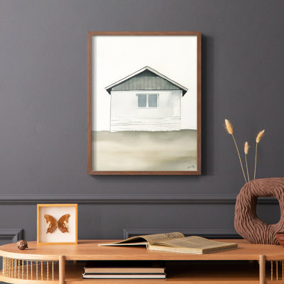 Paysages de la série Lxx - reproduction encadrée de qualité supérieure - prête à être accrochée - aucun clou requis