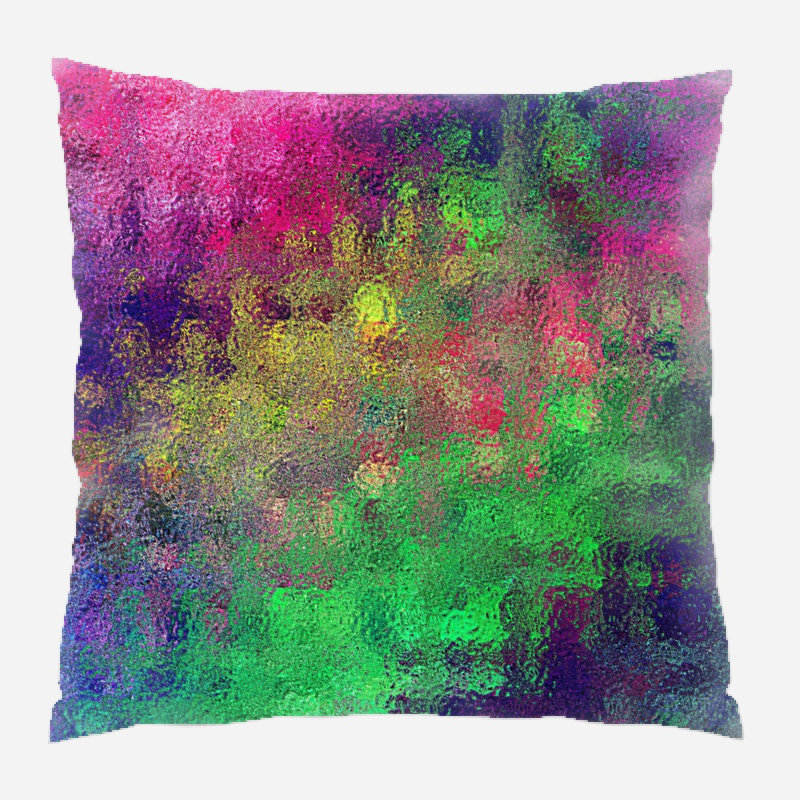 Coussin décoratif Matterson, Microsuède, Intérieur