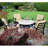 AVIGNON 110cm COFFEE Table with 4 WINDSOR DELUXE LOUNGE Chair