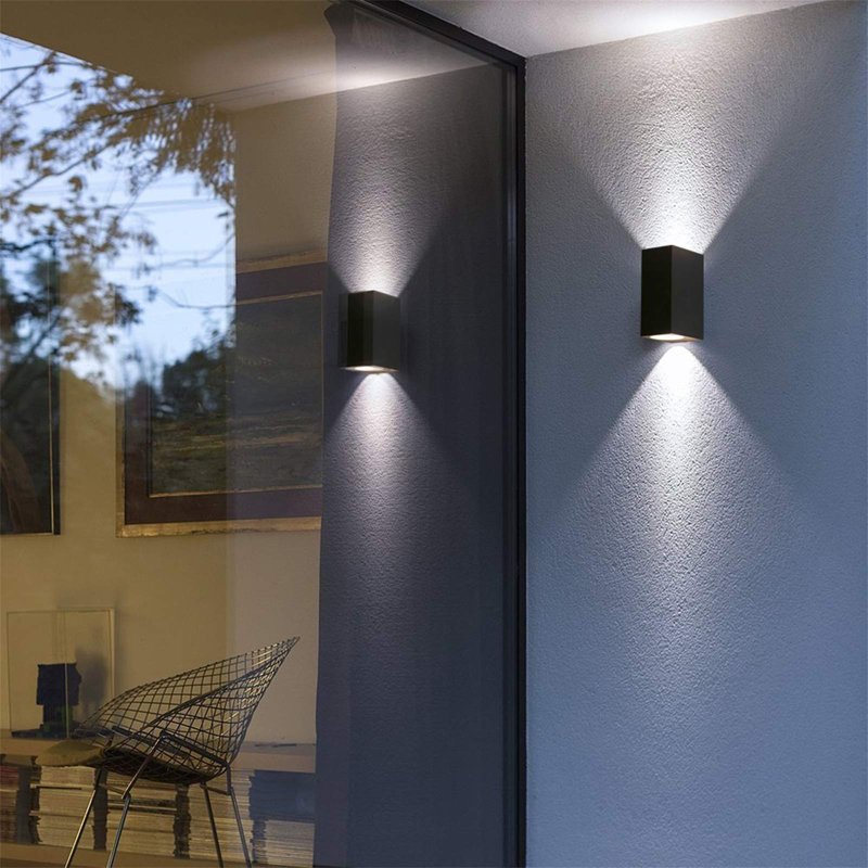 Cvetil Matte Black 15cm H Outdoor Sconce