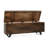 Balderas Solid Wood and Iron Lift-Top Coffee Table Trunk -74347502