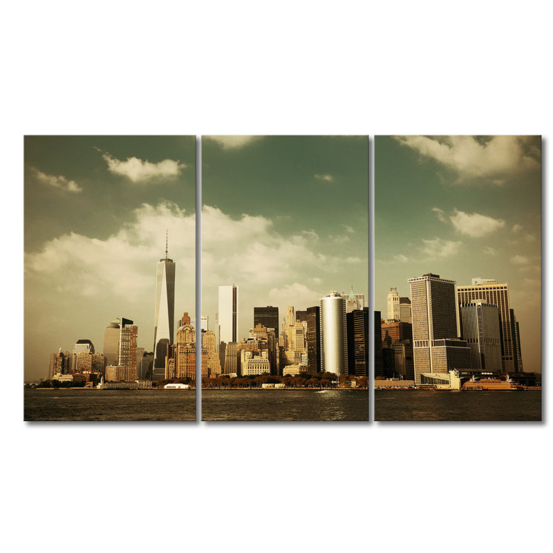 3 Piece Stretched On Wooden Frame Print on Canvas