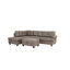 Canapé modulaire contemporain 3 pièces Mocha Dorris-121052046-121052047