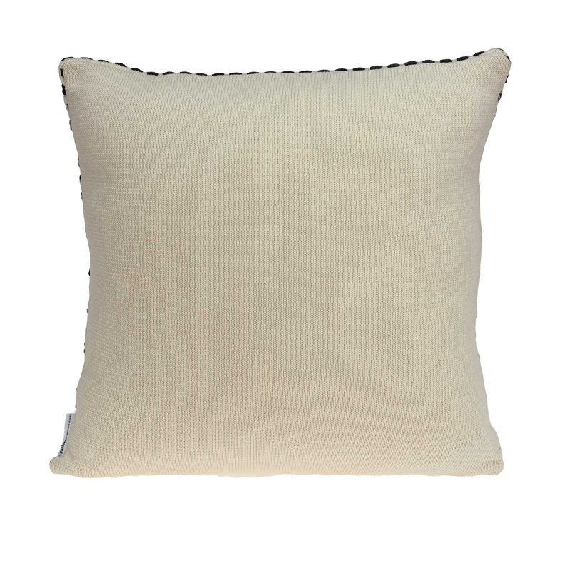 Zanti Tan Throw Pillow, Polyester/Polyfill
