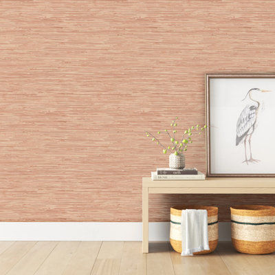Charleigh Grasscloth Peel and Stick Wallpaper