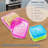 Fresh Keepers Sandwich Lunch Box Containers with Vented Lids