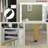 Vanity Table, Makeup Table with LED Mirror and Storage-733553351