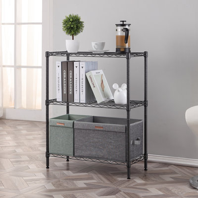 Jayly Steel Height -Adjustable Shelving Unit