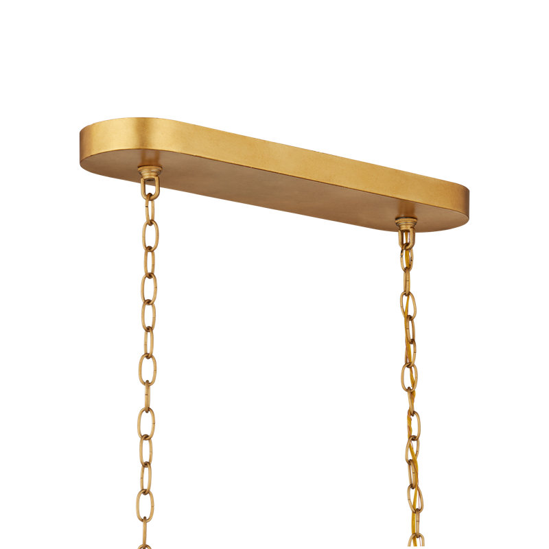 Aurelia Frost Rectangular Chandelier