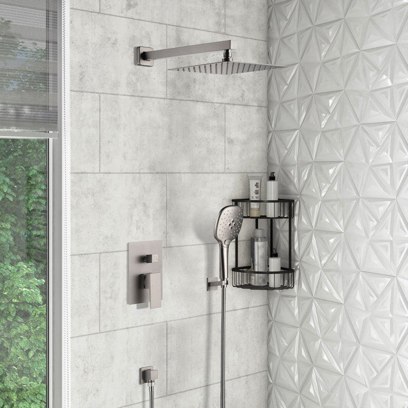 All-In-One Kit with Rough in-Valve, Brushed Nickel