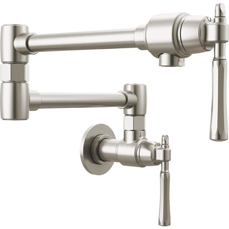 Tulham® Wall Mount Pot Filler, Polished Nickel