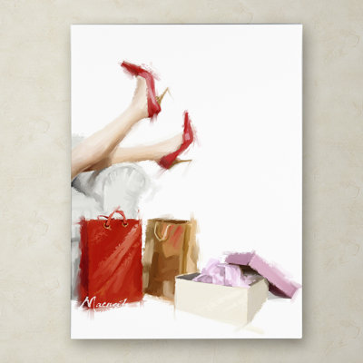 Armand 'New Shoes' Print on Canvas
