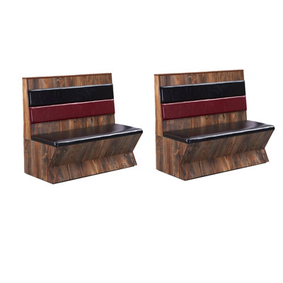 Faux Leather Upholstered Bench
