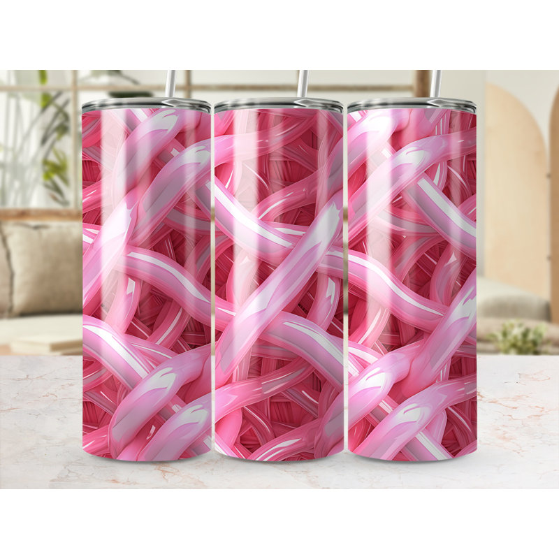 Choose Handmade Tumblers 591ml Vacuum Insulated Stainless Steel (18/8) Travel Tumbler with Straw