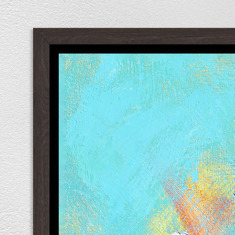 Happy Painting by Kim Gibbs, 33.75" H x 25.75" W, Image Brush Gel