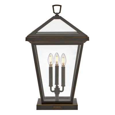 Alford Place 3-Light Outdoor Pier Mount Lantern