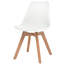 Dining Chairs 2 pcs White Plastic