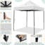 Tente de réception pliable 6,5 x 6,5 pi, imperméable, stable, commerciale et haute performance-103978439